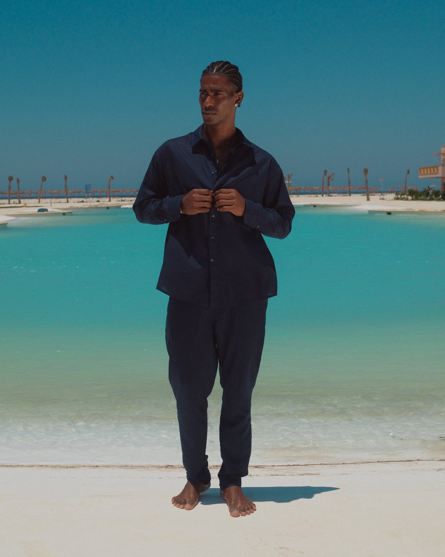 Ombra linen pants