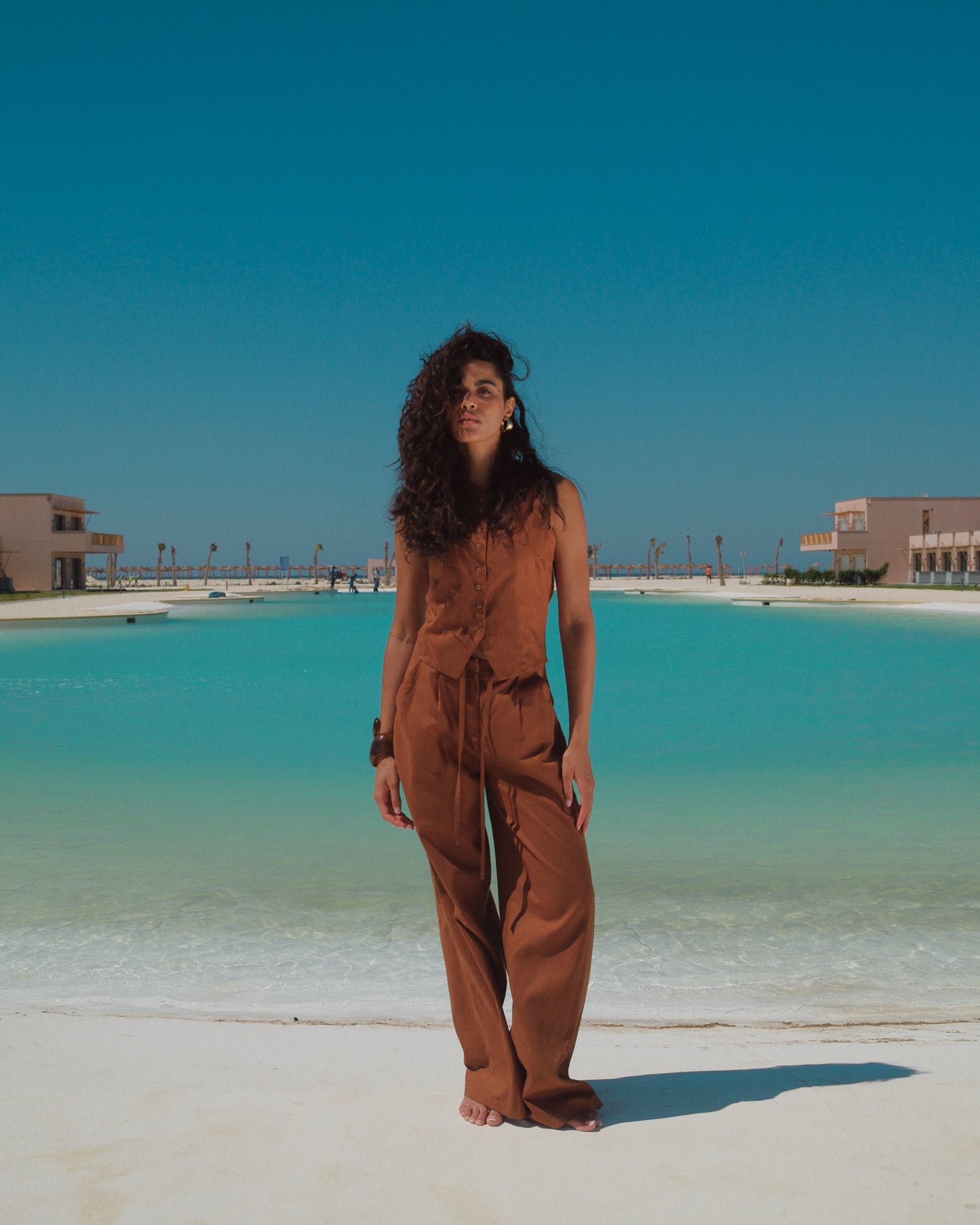 Caffè linen pants
