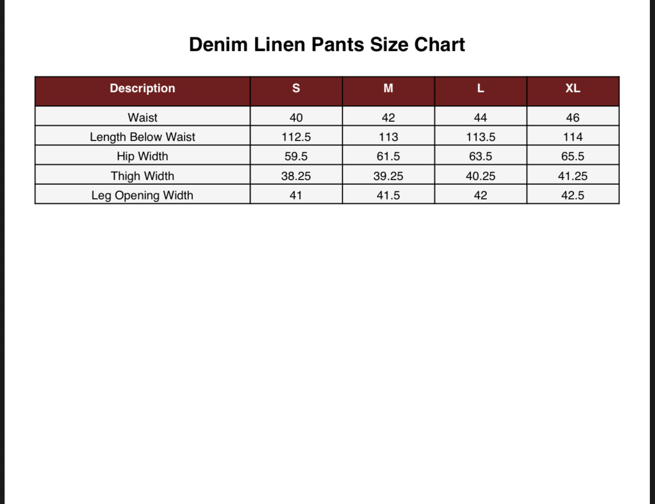 Grey Denim linen pants