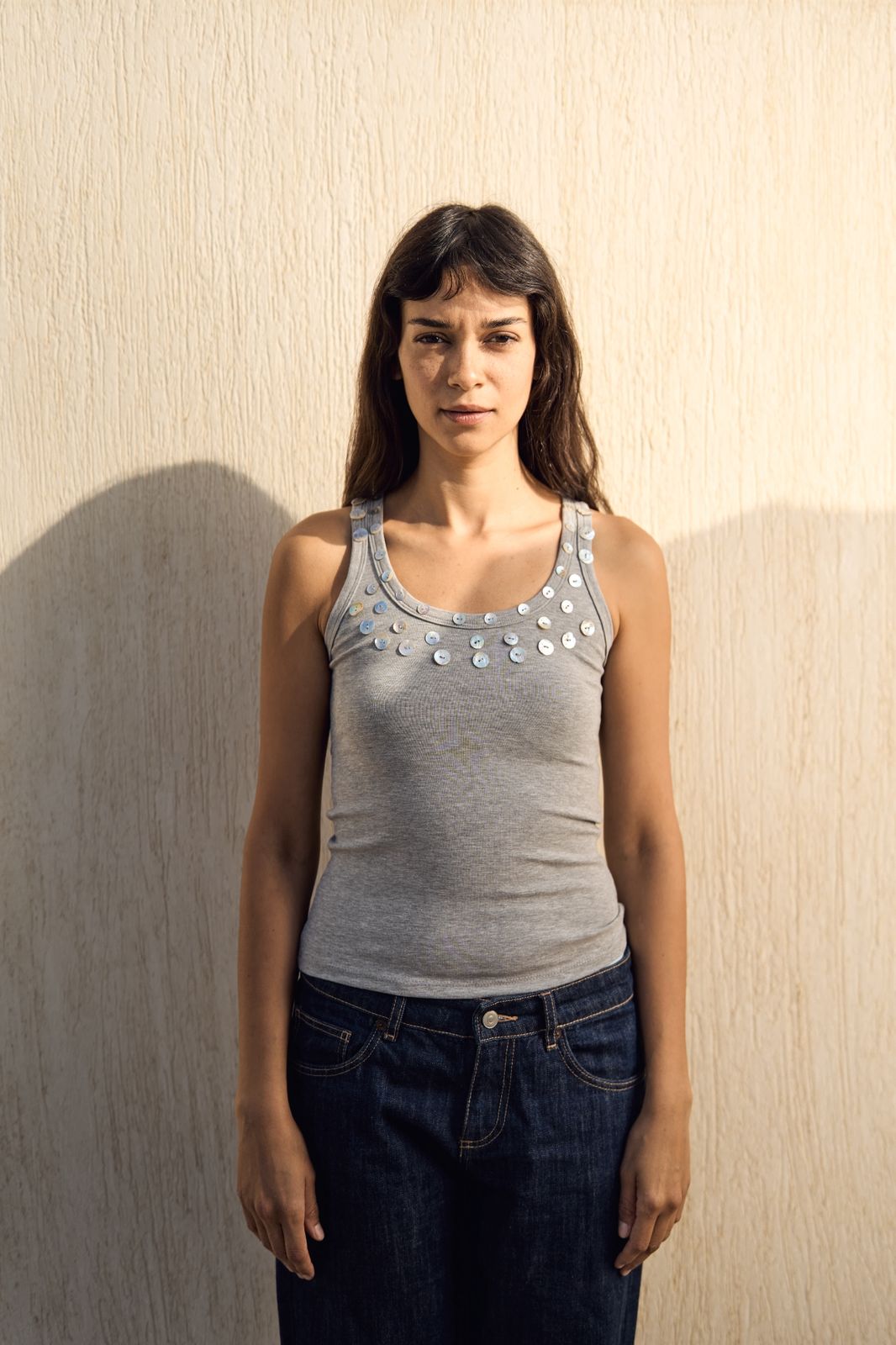 Shell stud tank top