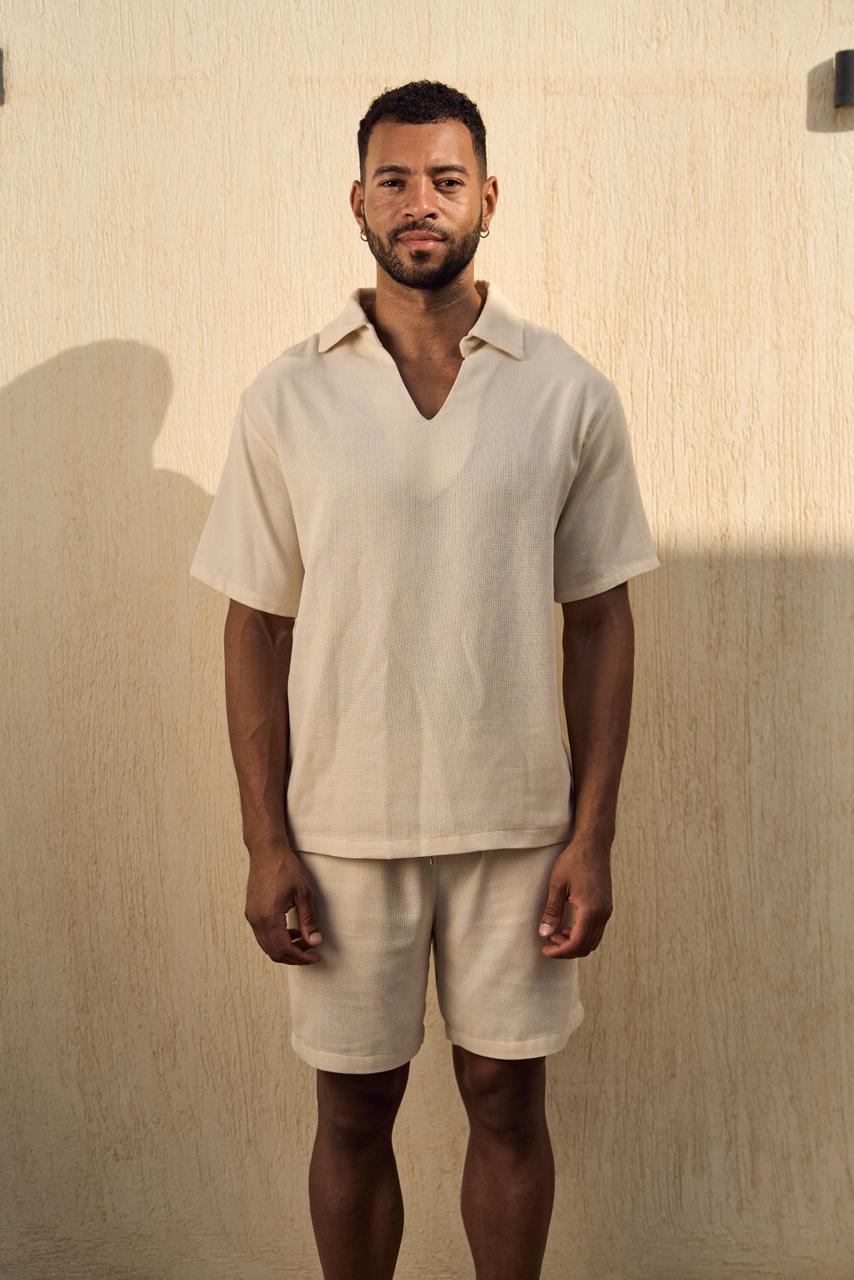 Sand Polo Top