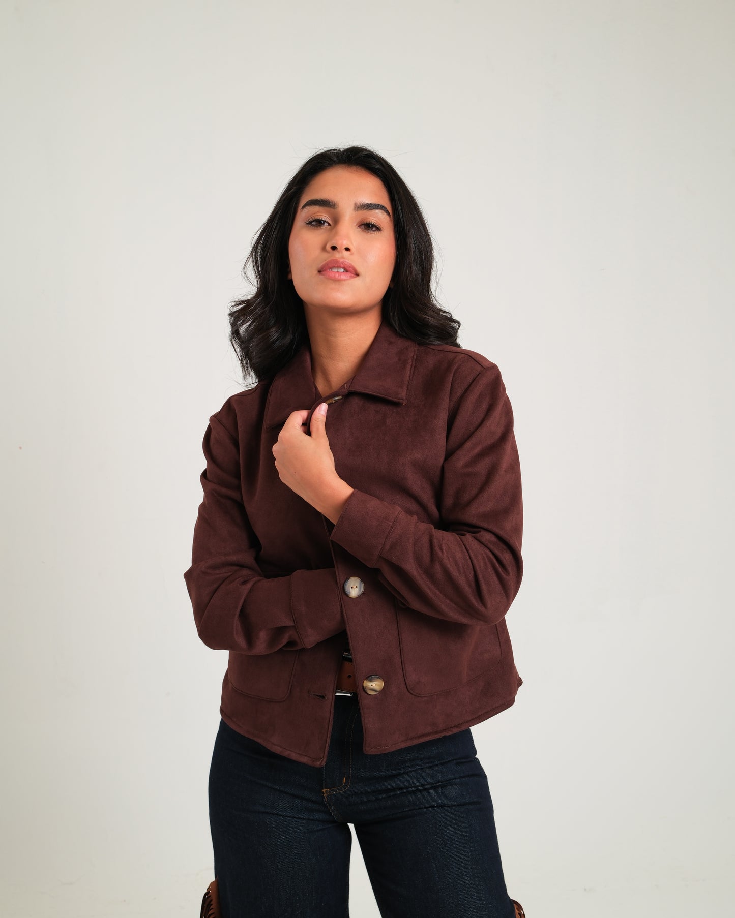 Brown Suede Jacket