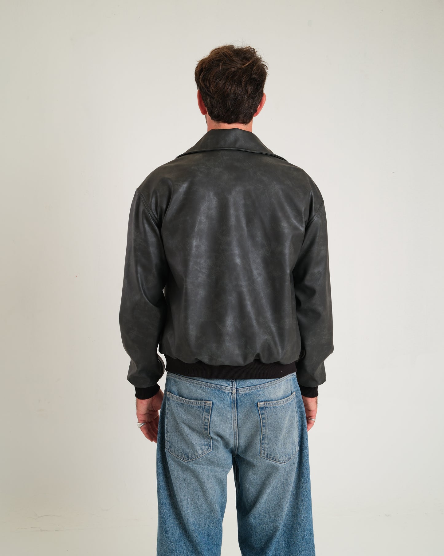 Faux Leather Jacket