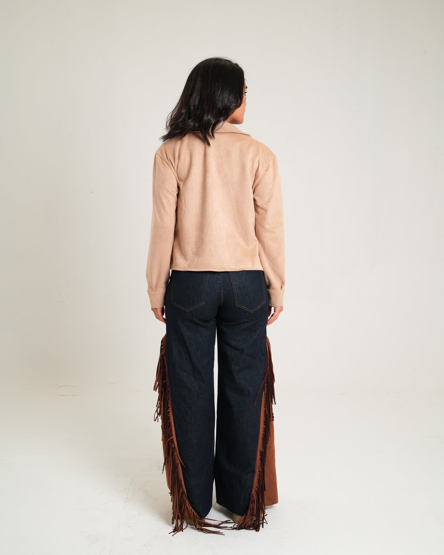 Beige Suede Jacket
