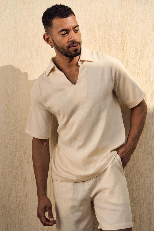 Sand Polo Top